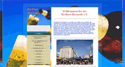 Desktop Screenshot of berliner-biermeile-ev.de