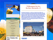 Tablet Screenshot of berliner-biermeile-ev.de